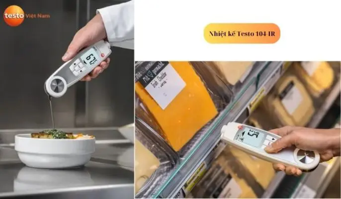 Máy đo nhiệt độ thực phẩm HACCP testo 104-IR