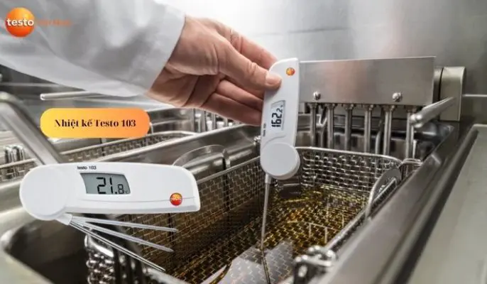 Máy đo nhiệt độ thực phẩm HACCP Testo 103