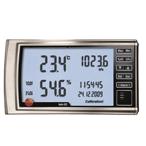 Nhiệt ẩm kế tự ghi Testo 622, máy đo nhiệt độ độ ẩm áp suất