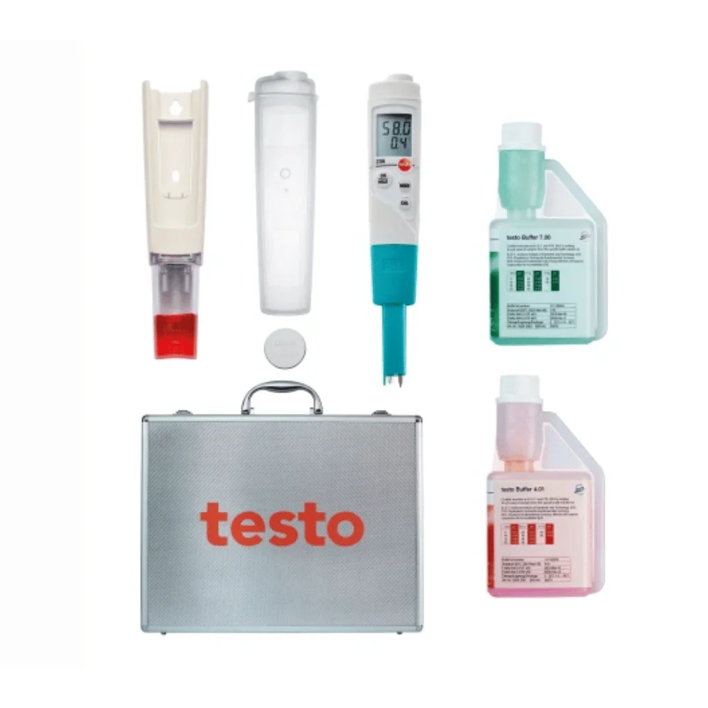 Bộ thiết bị đo pH/nhiệt độ Testo 206-pH1 Kit