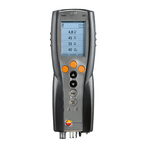 Máy đo khí thải Testo 340 cảm biến 4 khí đo nồng độ khí thải ô tô, động cơ