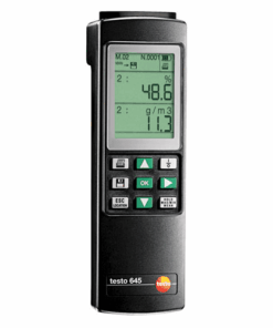 Máy đo độ ẩm Testo 645: Đồng hồ đo nhiệt độ độ ẩm
