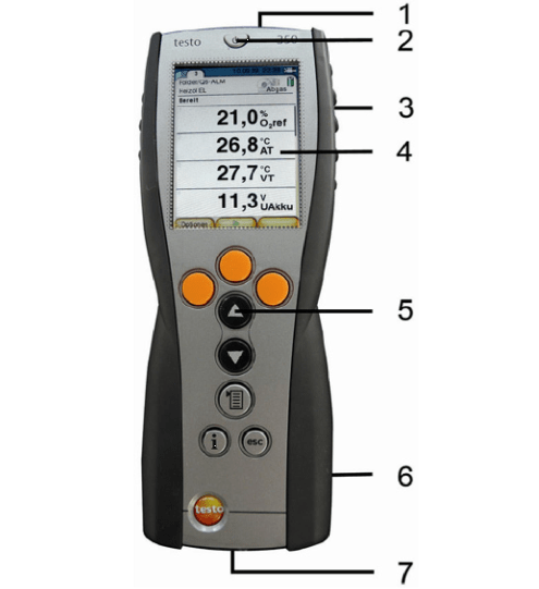 hướng dẫn sử dụng máy đo phân tích khí thải testo 350