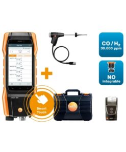Phụ kiện theo Máy phân tích khí thải Testo 300 Longlife kit 2 có máy in (O2, CO H2 - bù tới 30.000 ppm, NO - có thể lắp thêm)