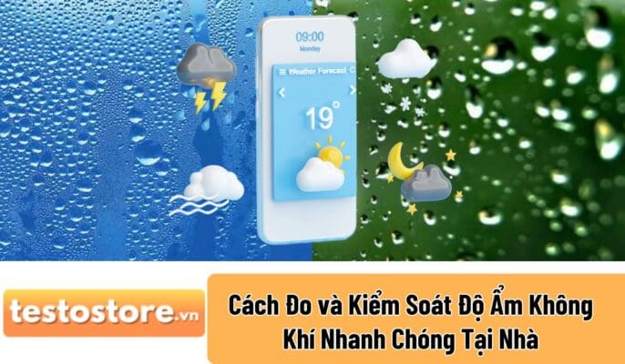 cach do va kiem soat do am khong khi tai nha