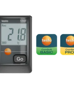 nhiet ke tu ghi testo 174 t mau den