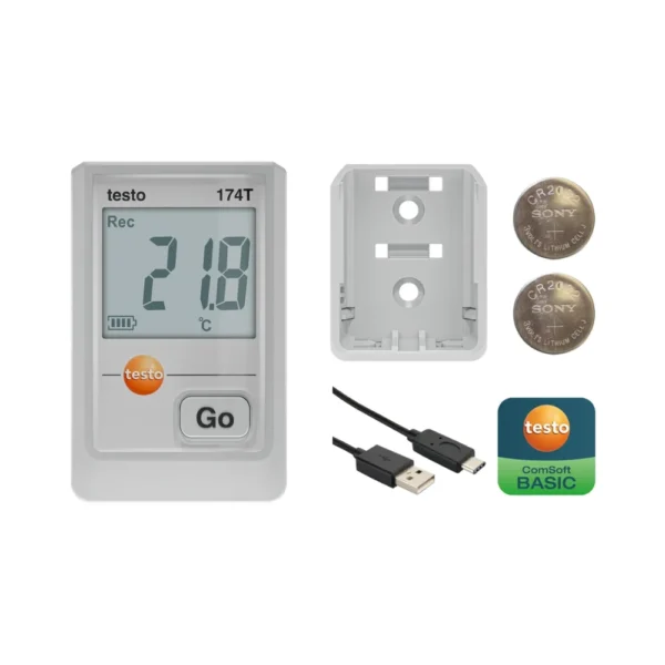 Phụ kiện theo máy Testo 174 T màu trắng