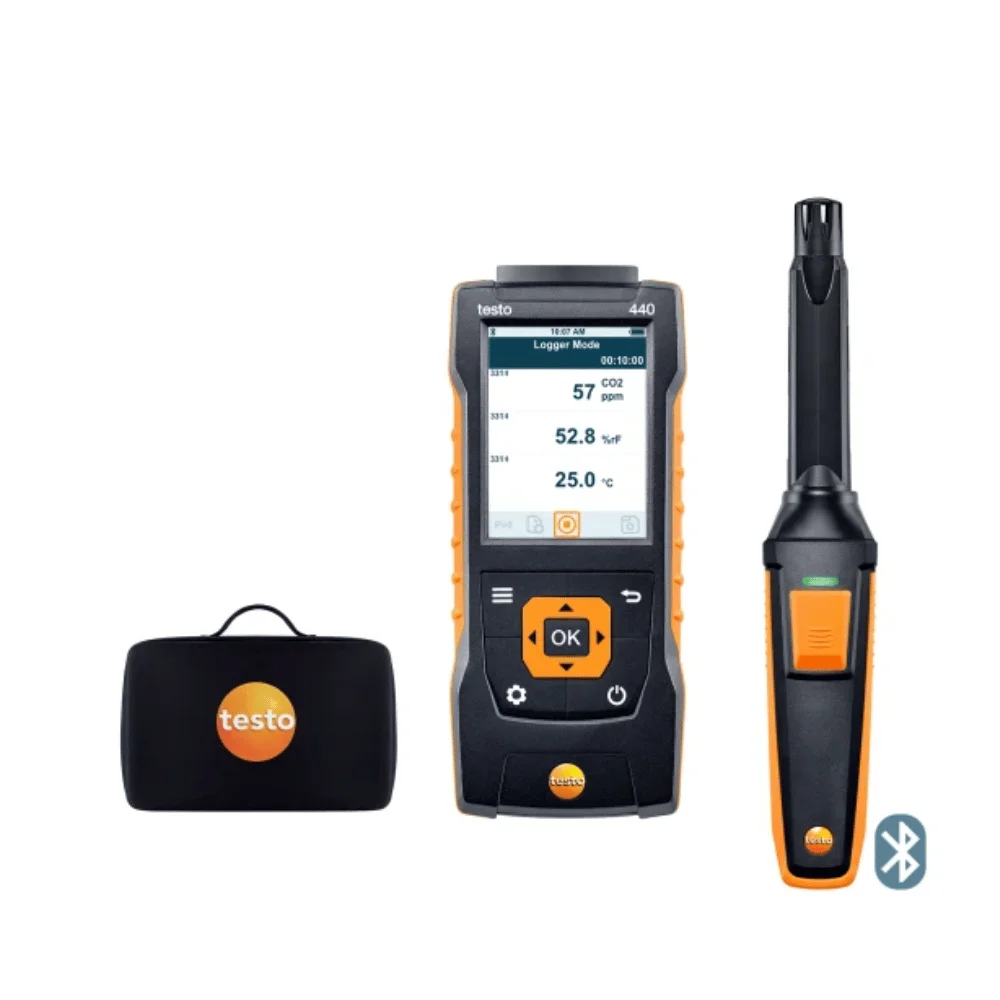 bộ đo CO₂ Testo 440 có Bluetooth®