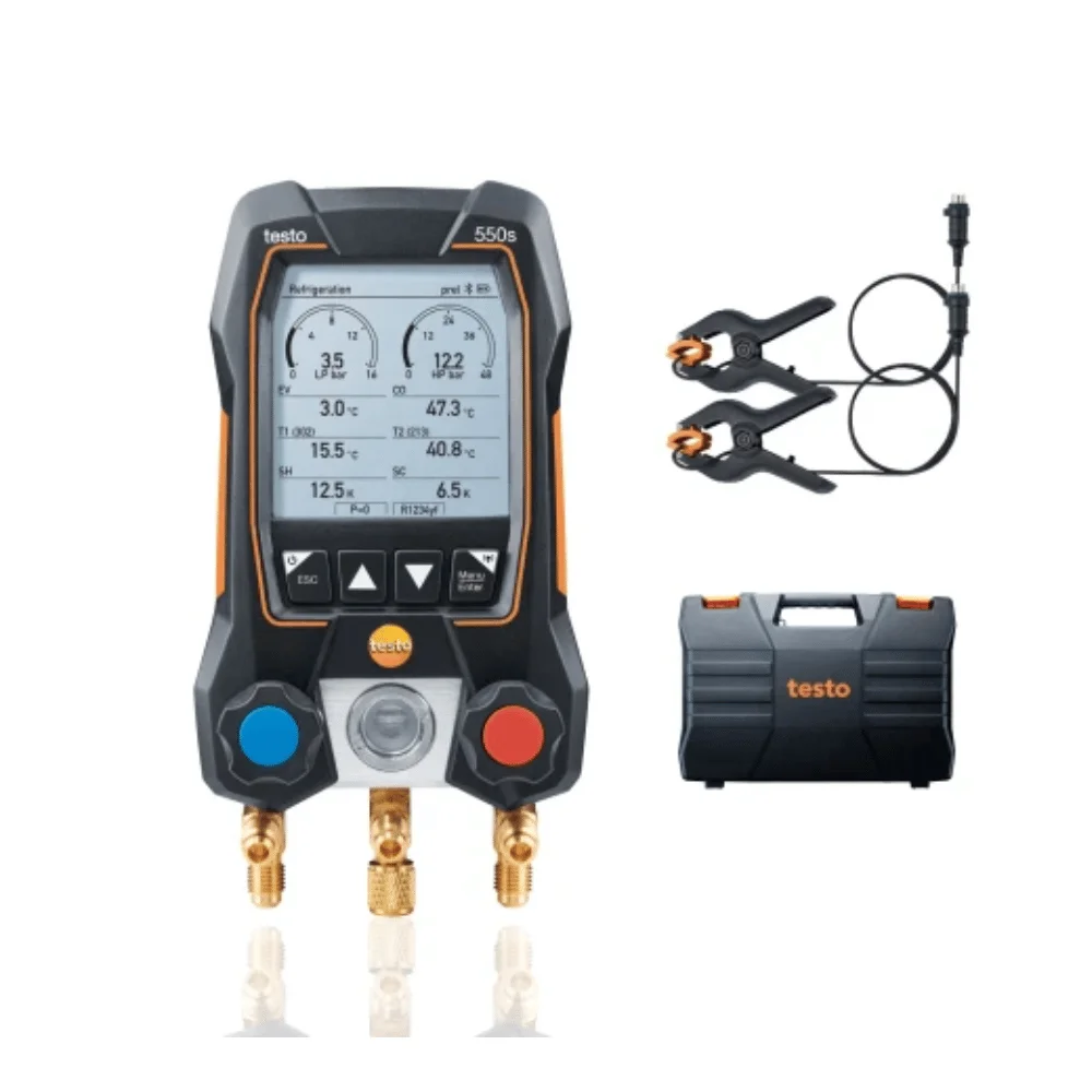 Bộ đồng hồ nạp gas kỹ thuật số thông minh Testo 550s