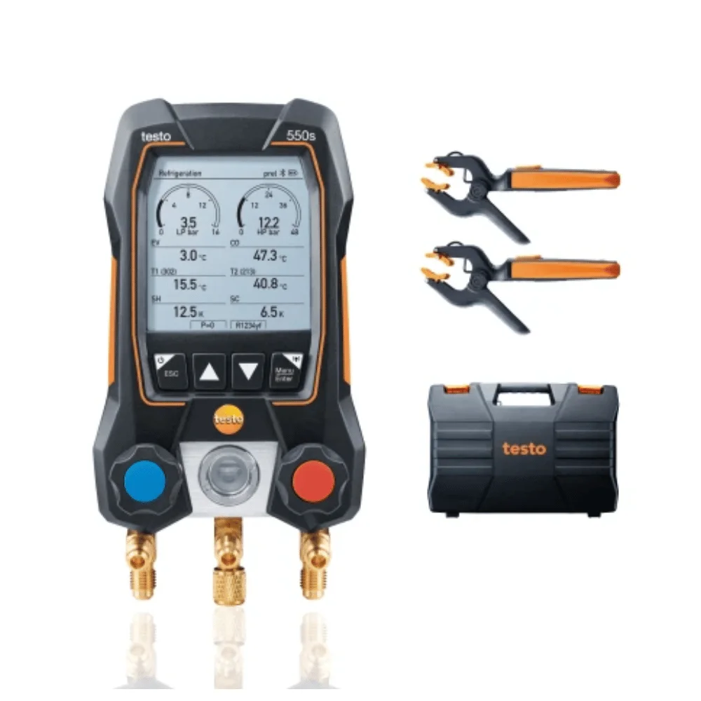 Đồng hồ nạp gas kỹ thuật số không dây Testo 550s Smart Kit
