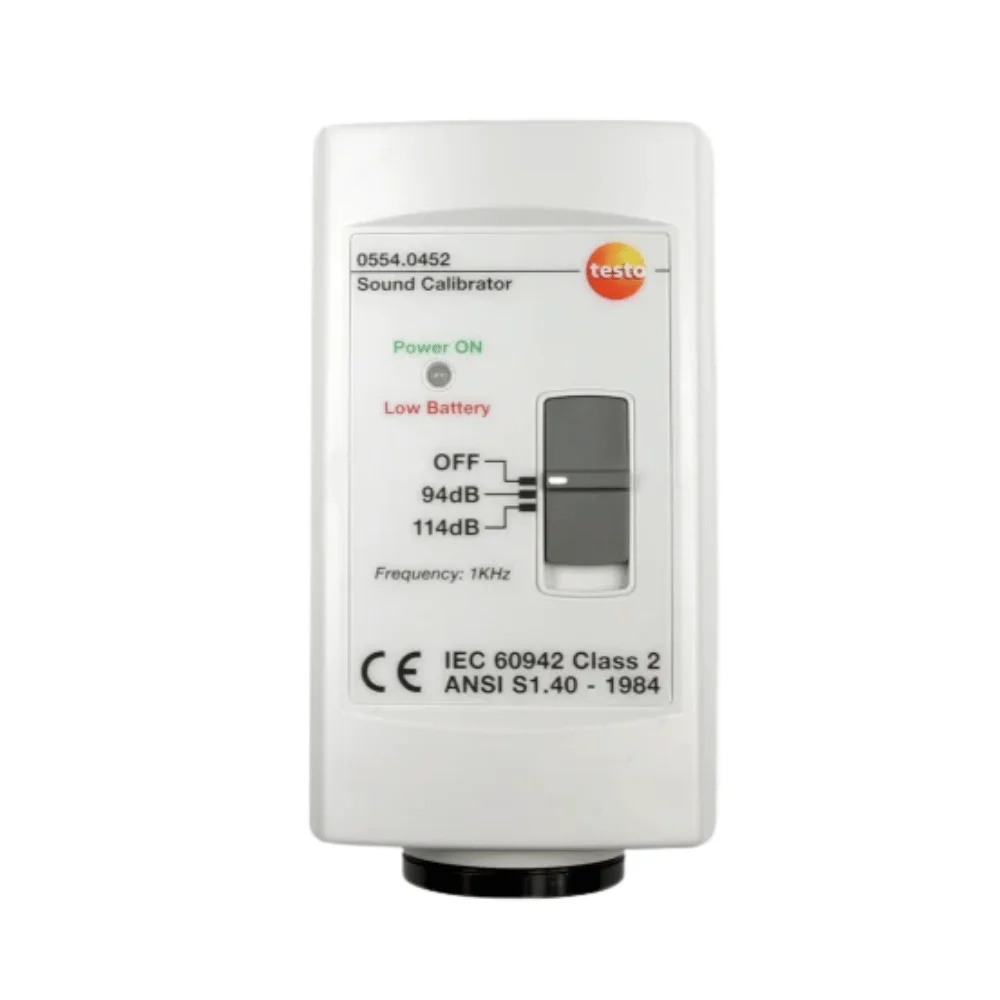 Máy hiệu chuẩn âm thanh Testo 0554 0452