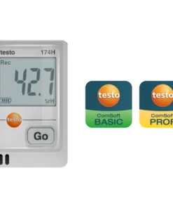 Nhiệt ẩm kế tự ghi Testo 174 H Màu trắng