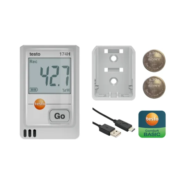 Phụ kiện theo máy Testo 174 H màu Trắng