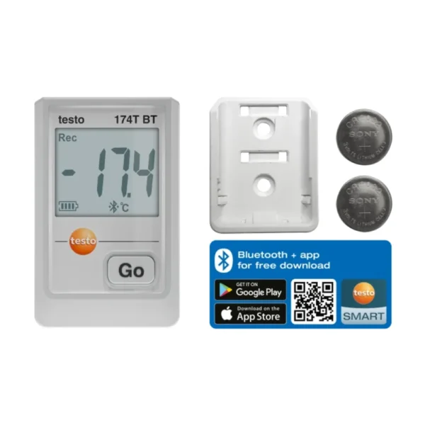 Phụ kiện theo máy Testo 174 T BT màu trắng