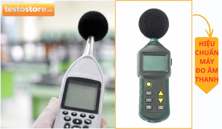 Hiệu chuẩn máy đo độ ồn bằng calibrator trước khi đo để đảm bảo kết quả chính xác