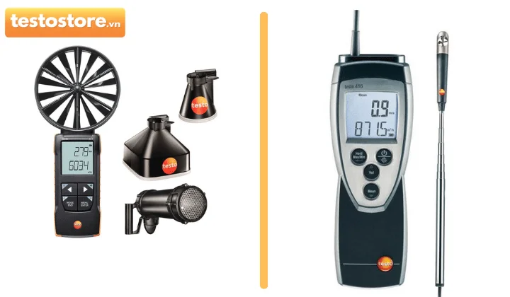  Một số máy đo tốc độ gió phổ biến được kỹ sư HVAC sử dụng để kiểm tra hệ thống thông gió