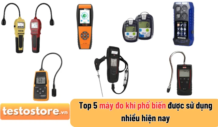 Top 5 máy đo khí phổ biến được sử dụng nhiều hiện nay