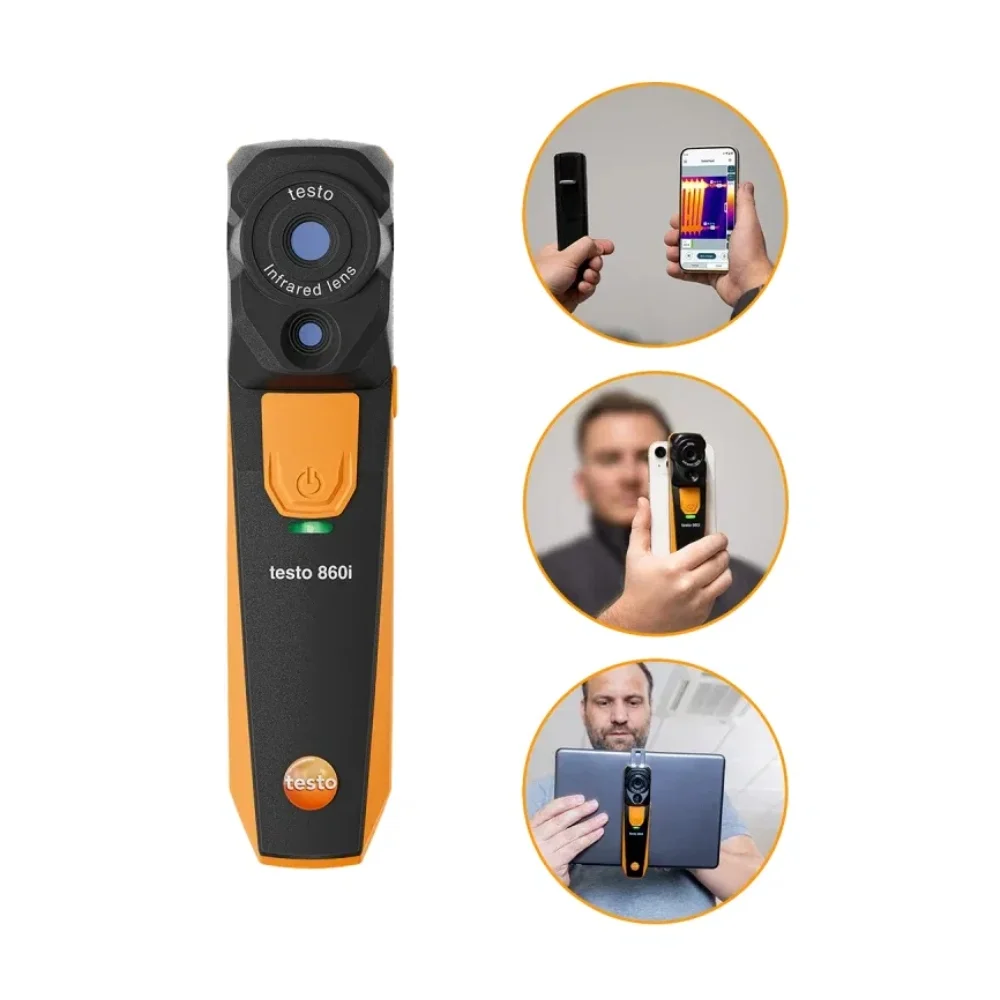 Bộ camera nhiệt không dây Testo 860i đa năng hỗ trợ đo linh hoạt trên điện thoại và máy tính bảng