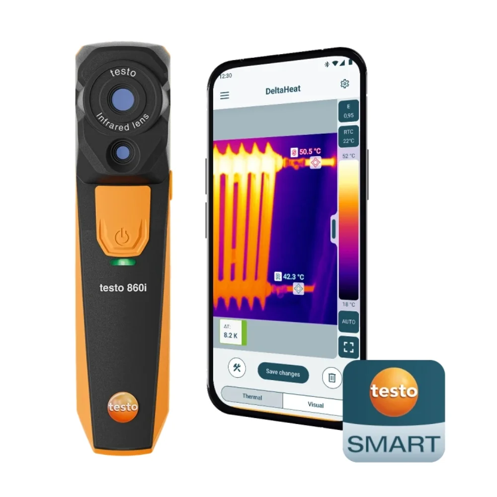 Máy ảnh nhiệt cho điện thoại thông minh Testo 860i