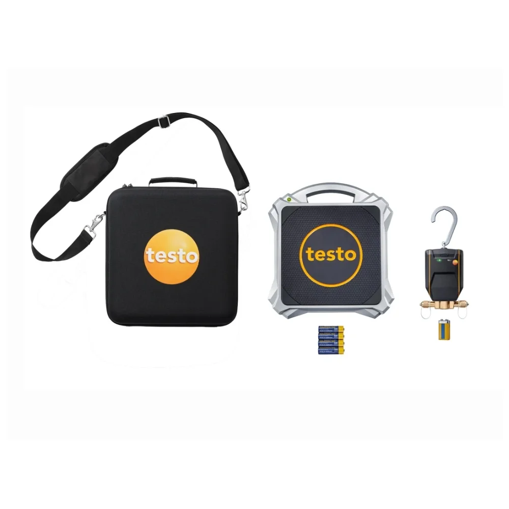 Testo 560i kit – Cân môi chất lạnh kỹ thuật số và van thông minh với Bluetooth